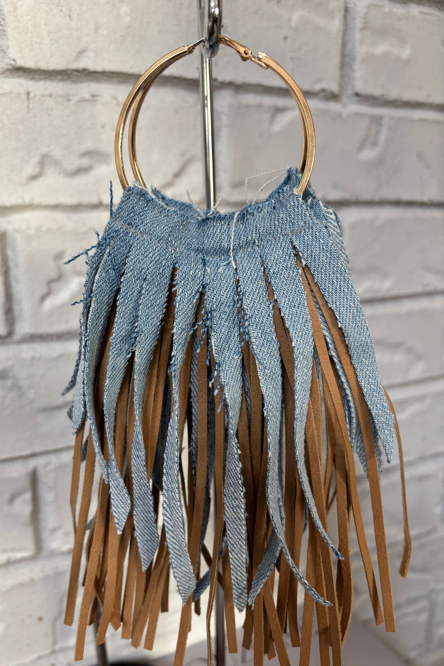 Fringed earrings
