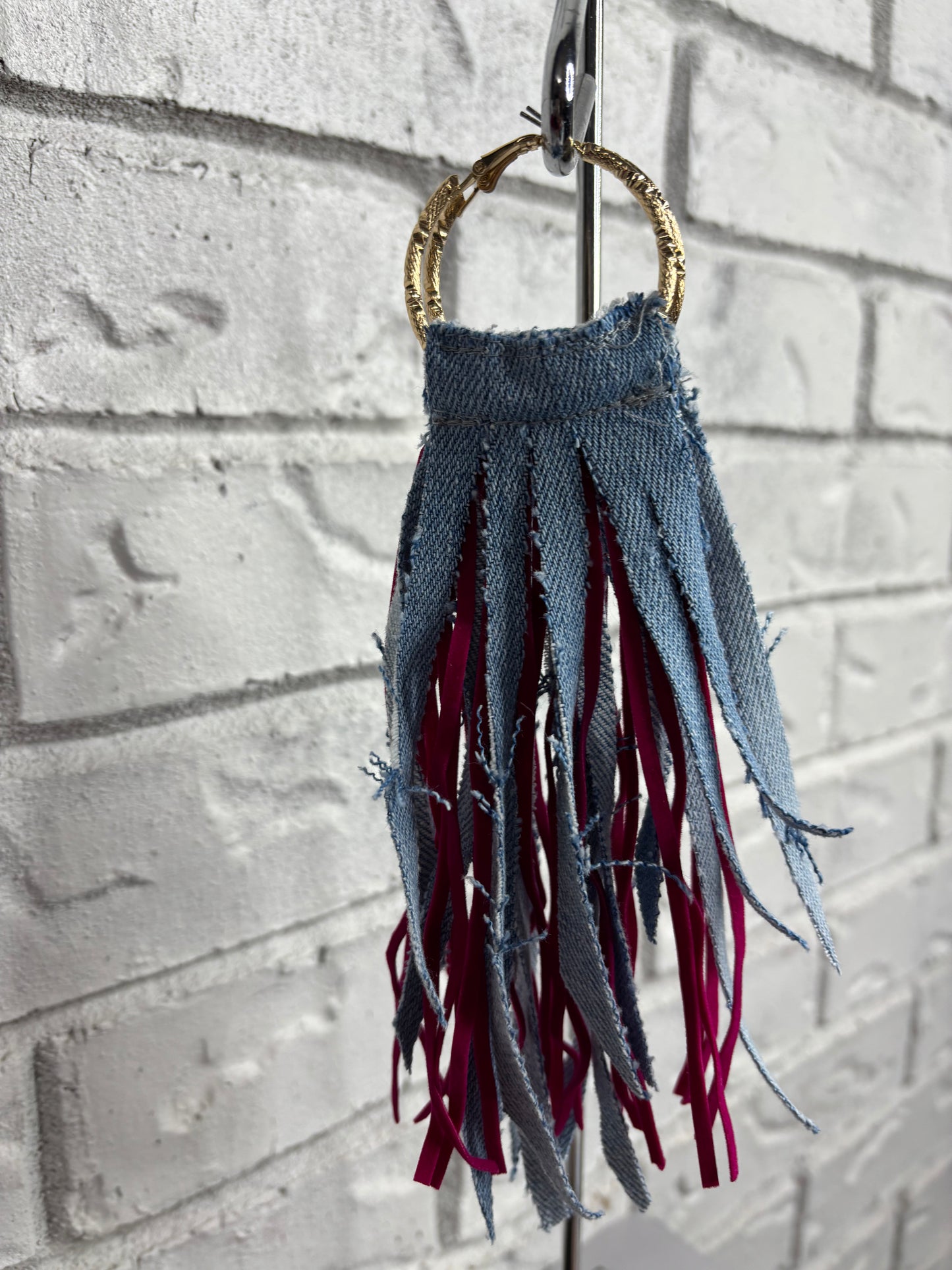 Fringed earrings