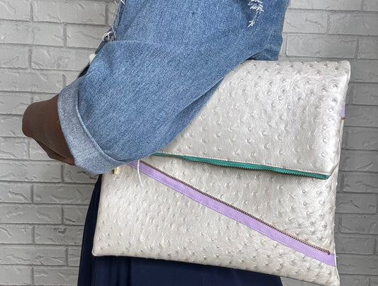 Fold over clutch