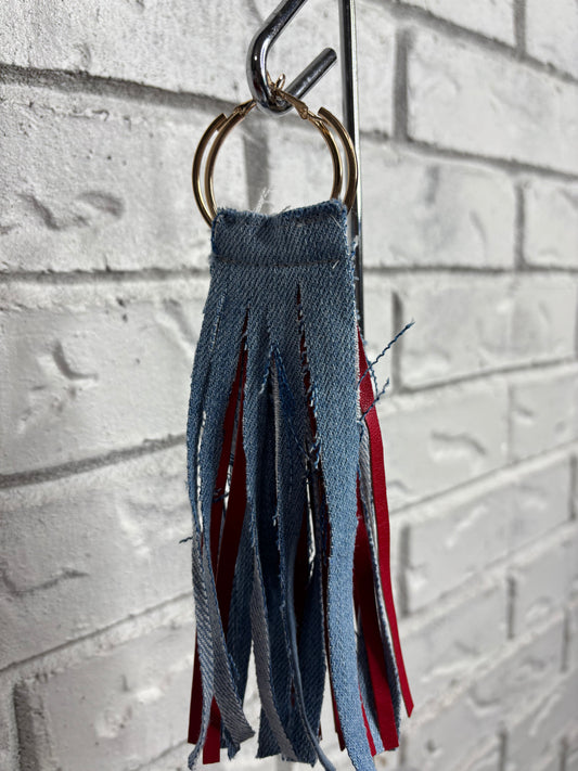Fringed earrings